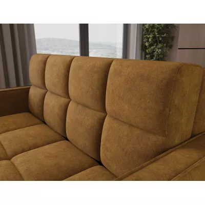 DELPHINE Zweisitzer-Schlafsofa – Senfgelb