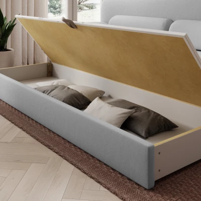 Stilvolles Sofa mit Stauraum ELYSIA - Hellgrau