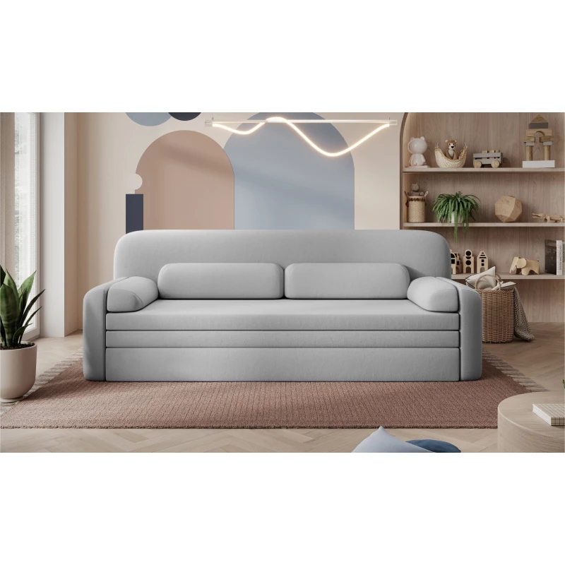 Stilvolles Sofa mit Stauraum ELYSIA - Hellgrau
