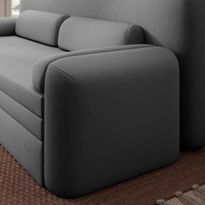 Stilvolles Sofa mit Stauraum ELYSIA – Dunkelgrau