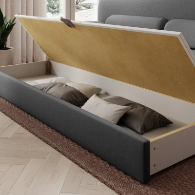Stilvolles Sofa mit Stauraum ELYSIA – Dunkelgrau