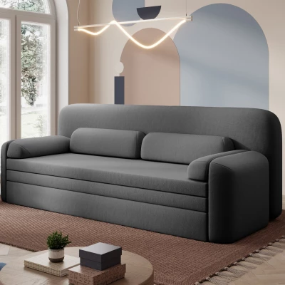 Stilvolles Sofa mit Stauraum ELYSIA – Dunkelgrau