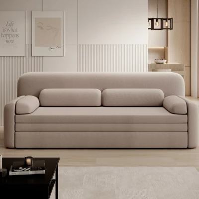 Stilvolles Sofa mit Stauraum ELYSIA – hellbeige
