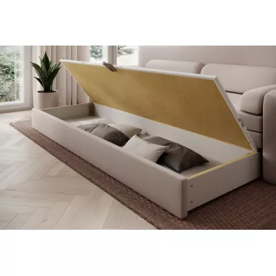 Stilvolles Sofa mit Stauraum ELYSIA – hellbeige