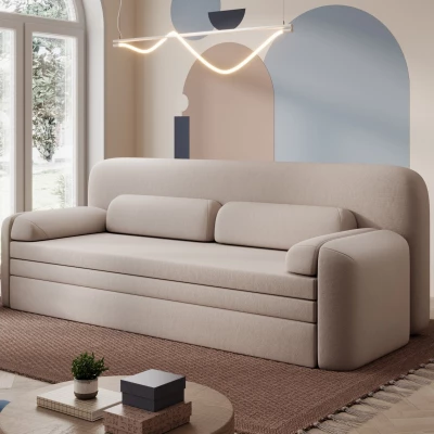 Stilvolles Sofa mit Stauraum ELYSIA – hellbeige