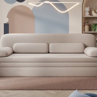 Stilvolles Sofa mit Stauraum ELYSIA – hellbeige