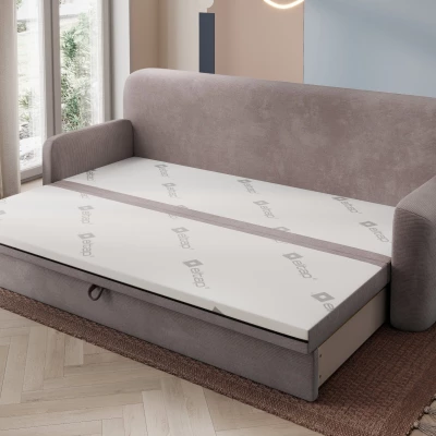 Stilvolles Sofa mit Stauraum ELYSIA - hellbraun