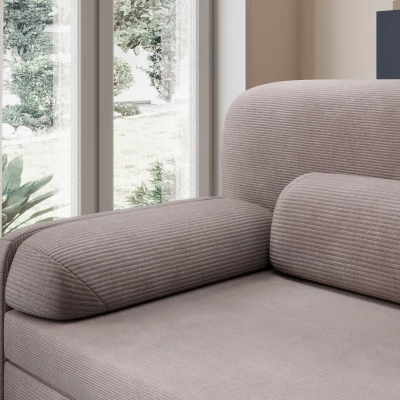 Stilvolles Sofa mit Stauraum ELYSIA - hellbraun