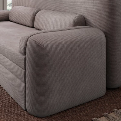 Stilvolles Sofa mit Stauraum ELYSIA - hellbraun
