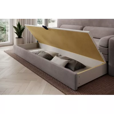 Stilvolles Sofa mit Stauraum ELYSIA - hellbraun