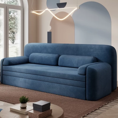 Stilvolles Sofa mit Stauraum ELYSIA - blau