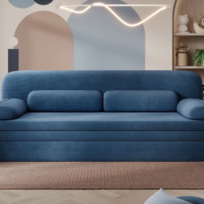 Stilvolles Sofa mit Stauraum ELYSIA - blau