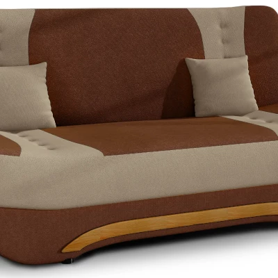 FAELINA Zweisitzer-Sofa - braun/beige