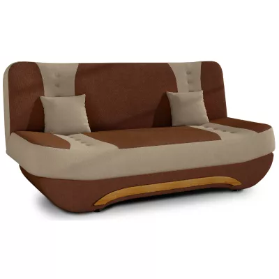 FAELINA Zweisitzer-Sofa - braun/beige