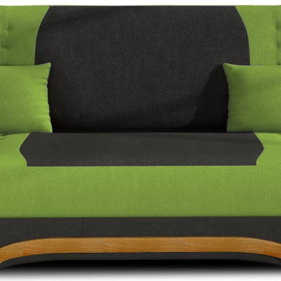 FAELINA Zweisitzer-Sofa - schwarz/grün