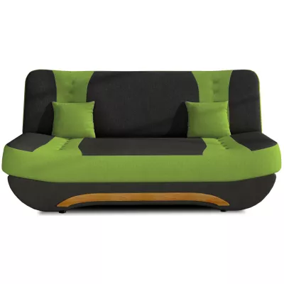 FAELINA Zweisitzer-Sofa - schwarz/grün