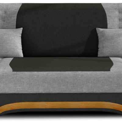 FAELINA Zweisitzer-Sofa - schwarz/grau