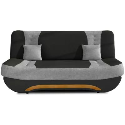 FAELINA Zweisitzer-Sofa - schwarz/grau