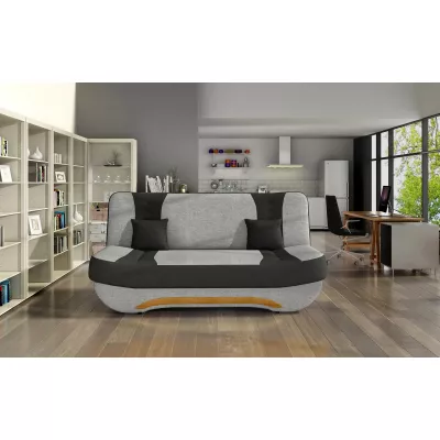 FAELINA Zweisitzer-Sofa - grau/schwarz