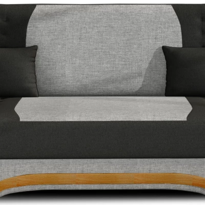 FAELINA Zweisitzer-Sofa - grau/schwarz