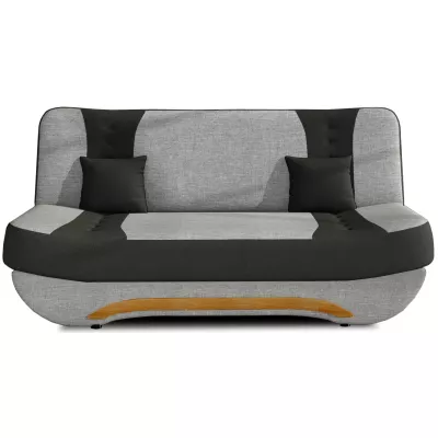 FAELINA Zweisitzer-Sofa - grau/schwarz