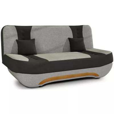 FAELINA Zweisitzer-Sofa - grau/schwarz