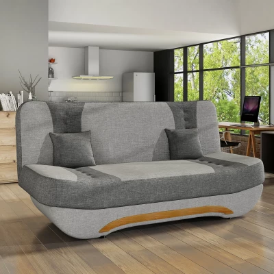 FAELINA Zweisitzer-Sofa - grau / dunkelgrau