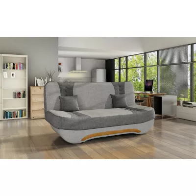 FAELINA Zweisitzer-Sofa - grau / dunkelgrau
