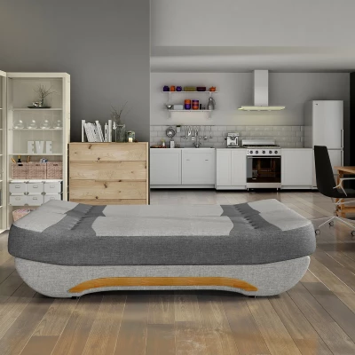 FAELINA Zweisitzer-Sofa - grau / dunkelgrau