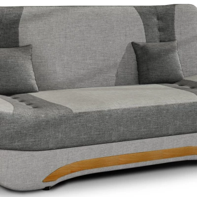 FAELINA Zweisitzer-Sofa - grau / dunkelgrau
