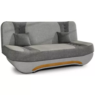 FAELINA Zweisitzer-Sofa - grau / dunkelgrau