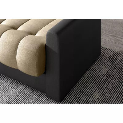 Dreisitzer-Sofa KAINDRA – hellbraun/dunkelgrau
