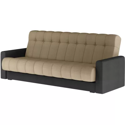 Dreisitzer-Sofa KAINDRA – hellbraun/dunkelgrau