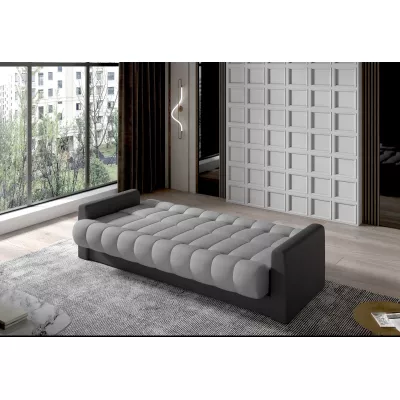 Dreisitzer-Sofa KAINDRA - grau / dunkelgrau