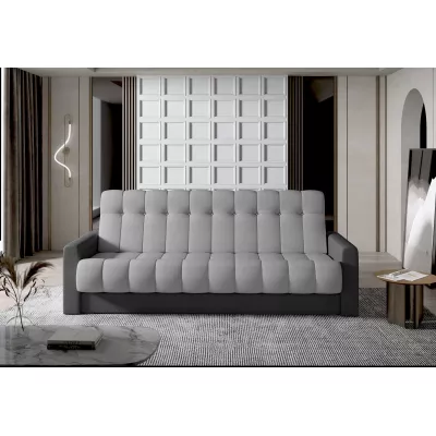Dreisitzer-Sofa KAINDRA - grau / dunkelgrau