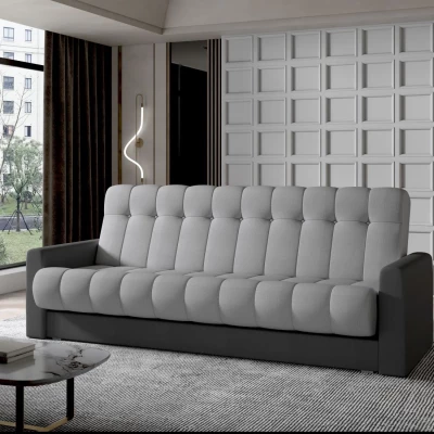 Dreisitzer-Sofa KAINDRA - grau / dunkelgrau