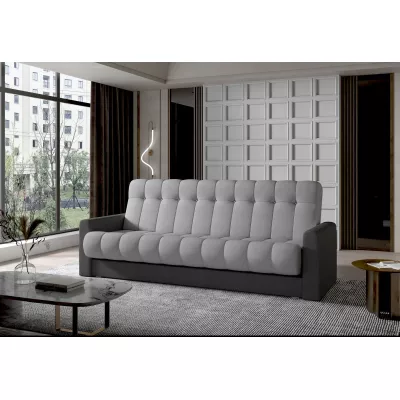 Dreisitzer-Sofa KAINDRA - grau / dunkelgrau