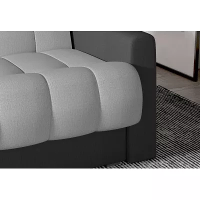 Dreisitzer-Sofa KAINDRA - grau / dunkelgrau