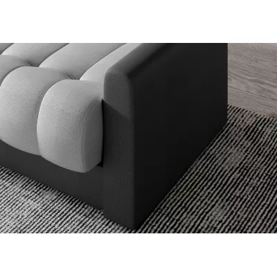 Dreisitzer-Sofa KAINDRA - grau / dunkelgrau