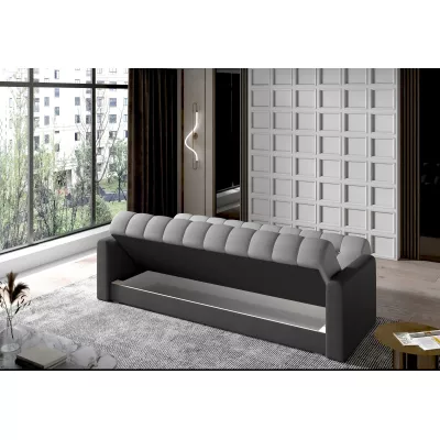 Dreisitzer-Sofa KAINDRA - grau / dunkelgrau