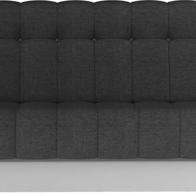 Dreisitzer-Sofa KAINDRA - Anthrazit / Weiß