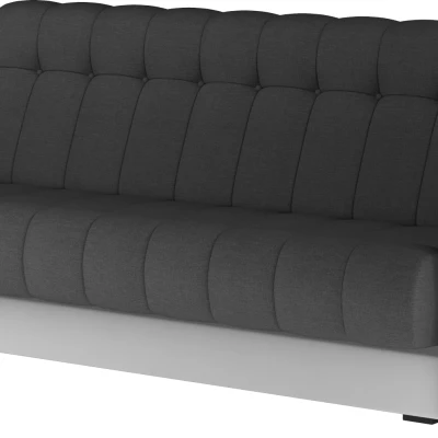 Dreisitzer-Sofa KAINDRA - Anthrazit / Weiß