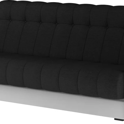Dreisitzer-Sofa KAINDRA – schwarz/weiß