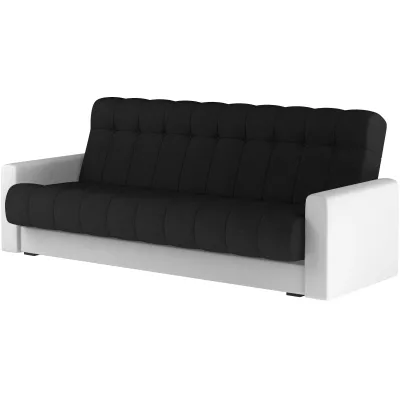 Dreisitzer-Sofa KAINDRA – schwarz/weiß