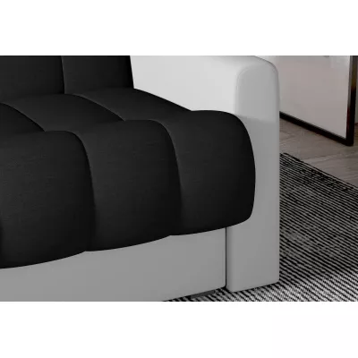 Dreisitzer-Sofa KAINDRA – schwarz/weiß