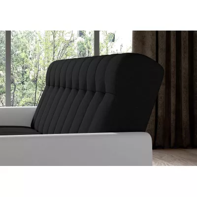 Dreisitzer-Sofa KAINDRA – schwarz/weiß
