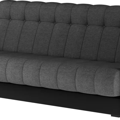 Dreisitzer-Sofa KAINDRA - grau/schwarz
