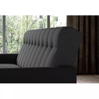 Dreisitzer-Sofa KAINDRA - grau/schwarz