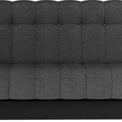 Dreisitzer-Sofa KAINDRA - grau/schwarz