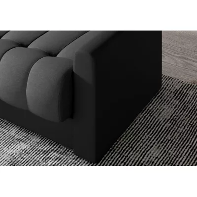 Dreisitzer-Sofa KAINDRA - grau/schwarz